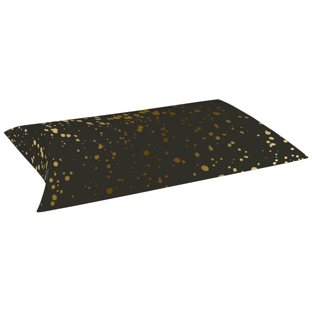 Faltschachteln „Sprenkel“ | 16×4×19,5 cm, 210 g/m², schwarz, 3 Stück