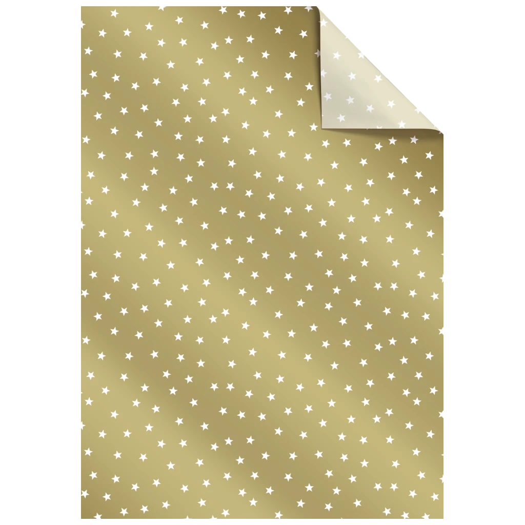 Seidenpapier „Stalletta“ | 50×70 cm, 30 g/m², gold, 5 Stück
