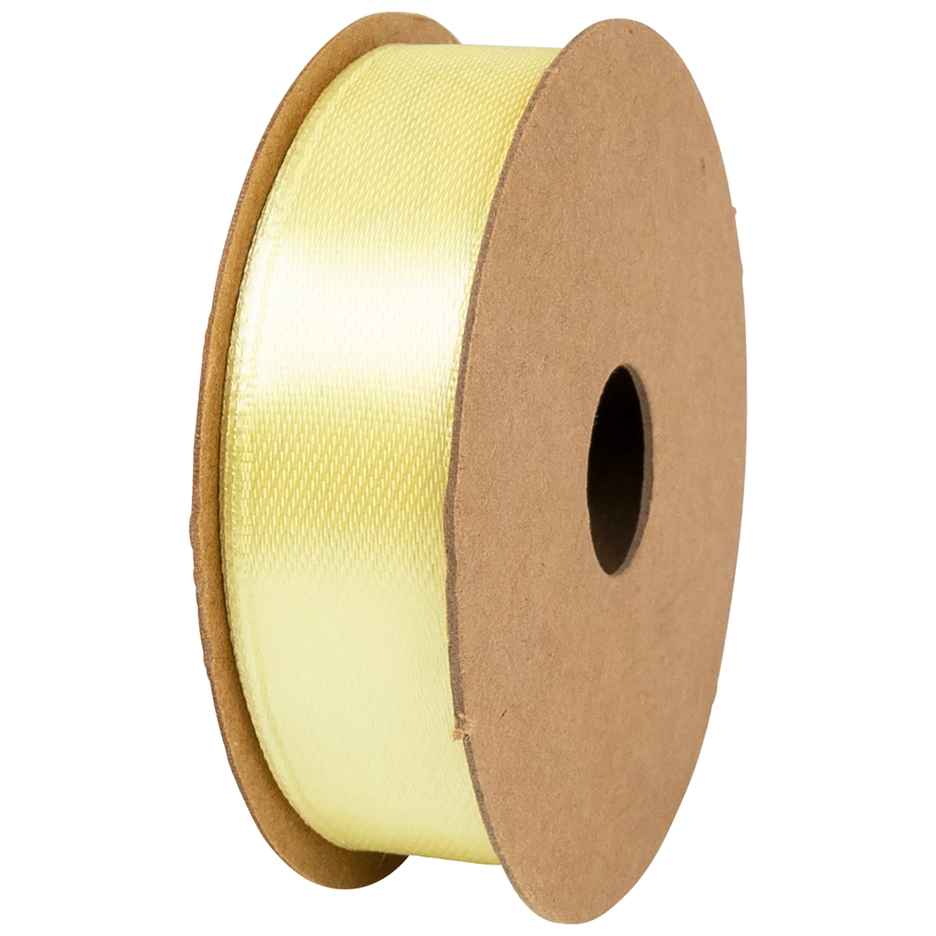 Geschenkband | Satin Polyester, 15 mm × 4 m, gelb