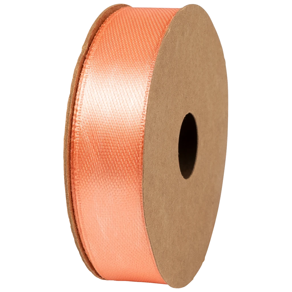 Geschenkband | Satin Polyester, 15 mm × 4 m, orange