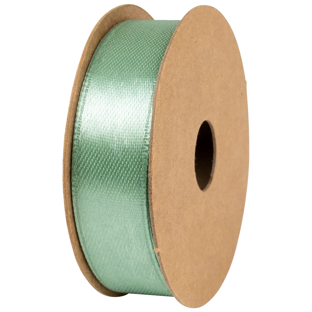 Geschenkband | Satin Polyester, 15 mm × 4 m, grün
