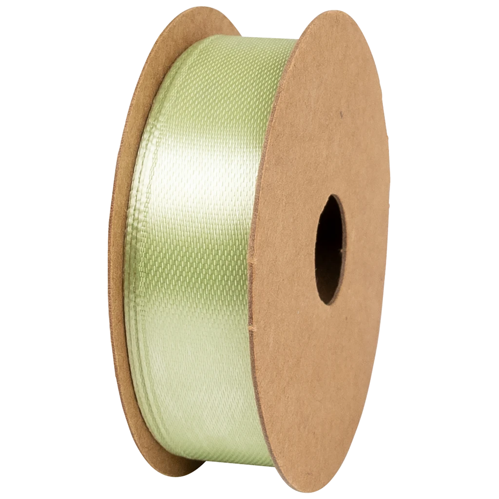 Geschenkband | Satin Polyester, 15 mm × 4 m, hellgrün