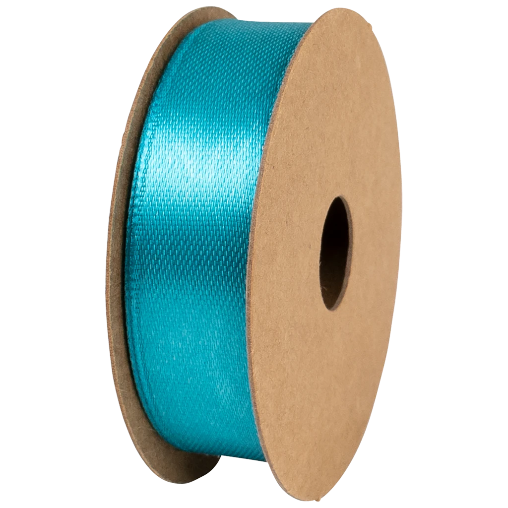 Geschenkband | Satin Polyester, 15 mm × 4 m, türkis