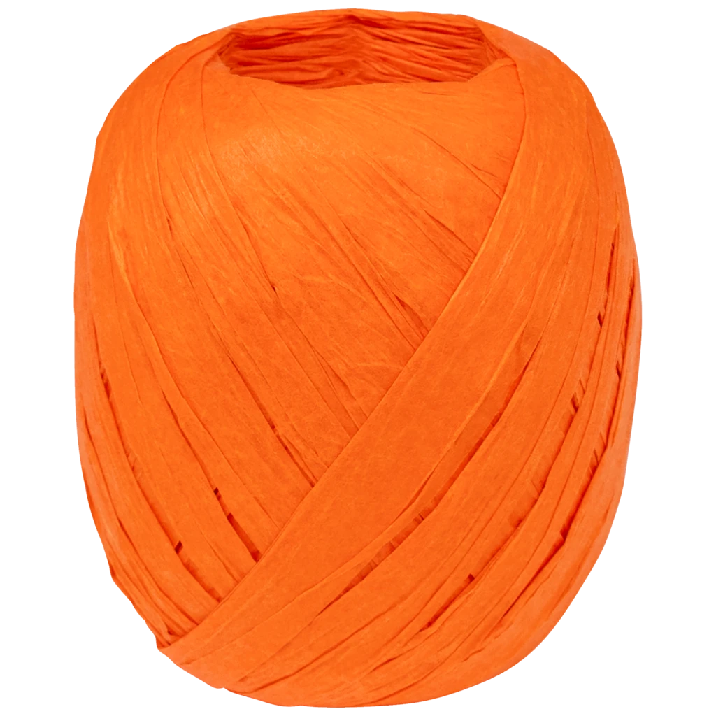 Geschenkband | Papier, 7 mm × 30 m, orange