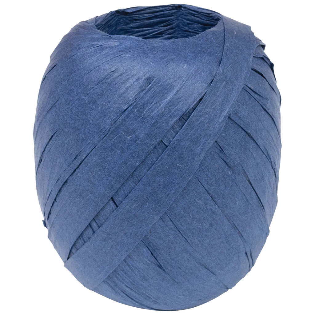 Geschenkband | Papier, 7 mm × 30 m, dunkelblau