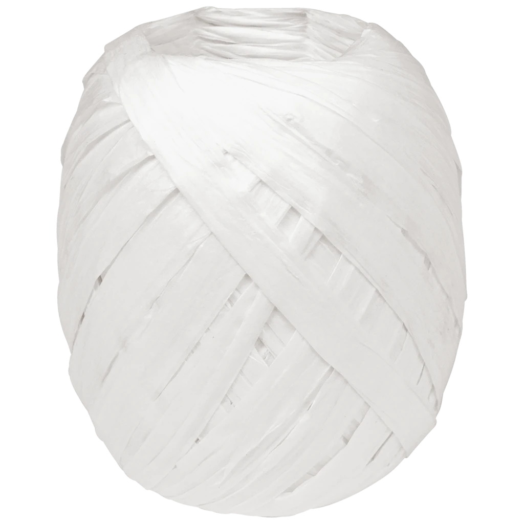 Geschenkband | Papier, 7 mm × 30 m, weiß