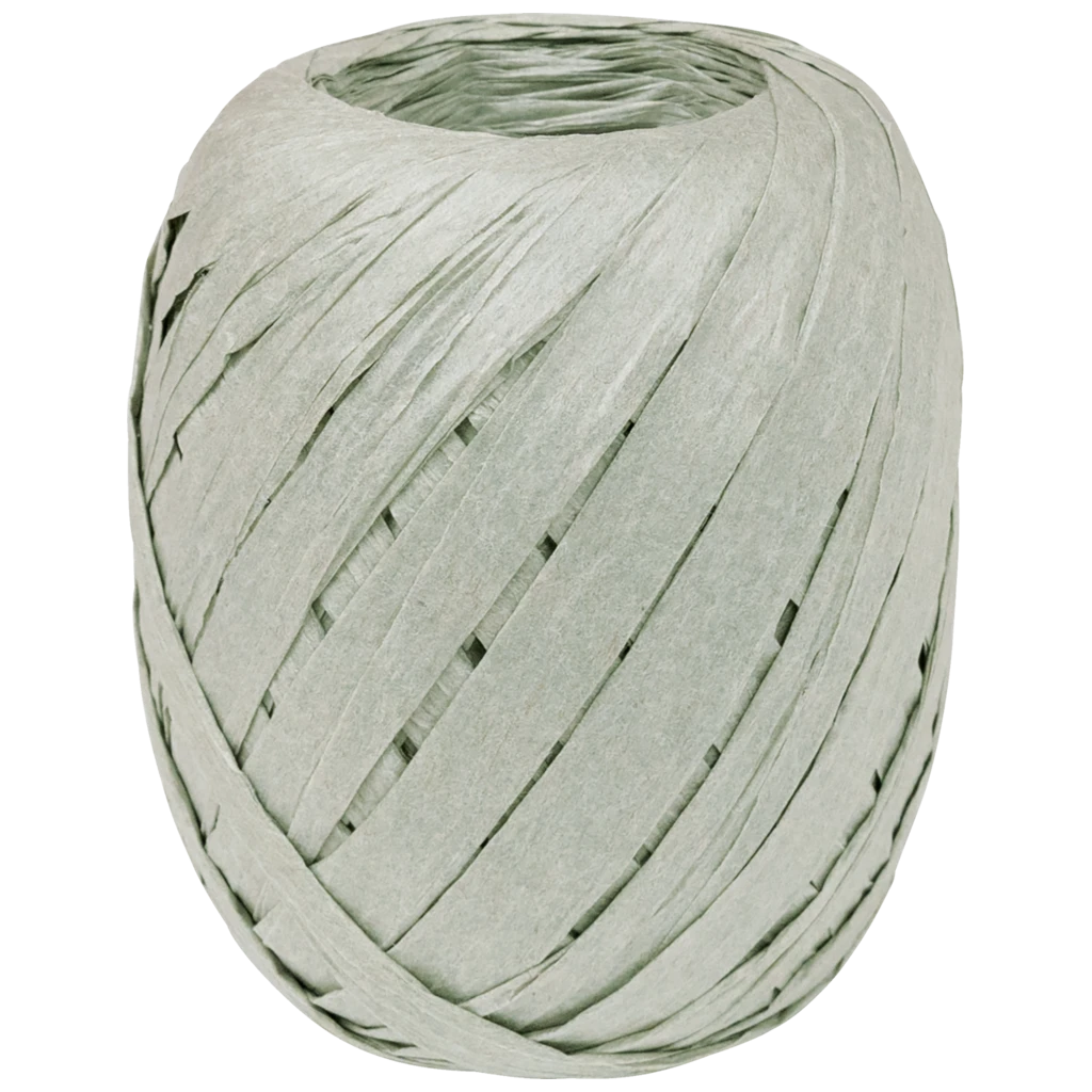 Geschenkband | Papier, 7 mm × 30 m, hellgrau
