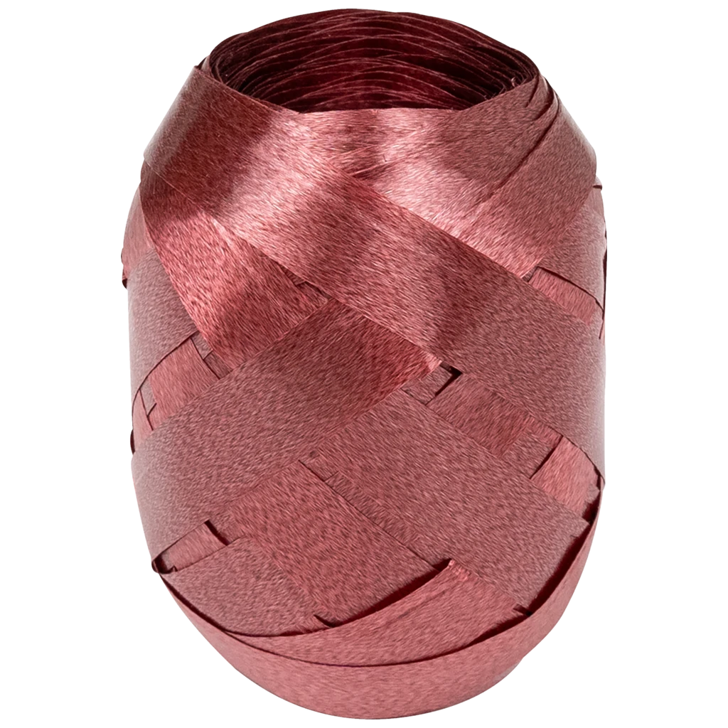 Geschenkband | Polypropylen, 10 mm × 30 m, dunkelrot