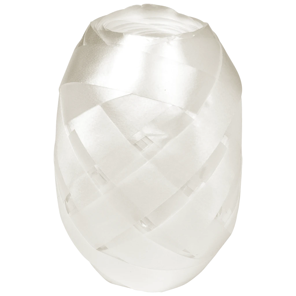 Geschenkband | Polypropylen, 10 mm × 30 m, weiß