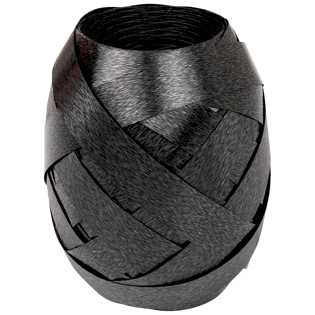 Geschenkband | Polypropylen, 10 mm × 30 m, schwarz
