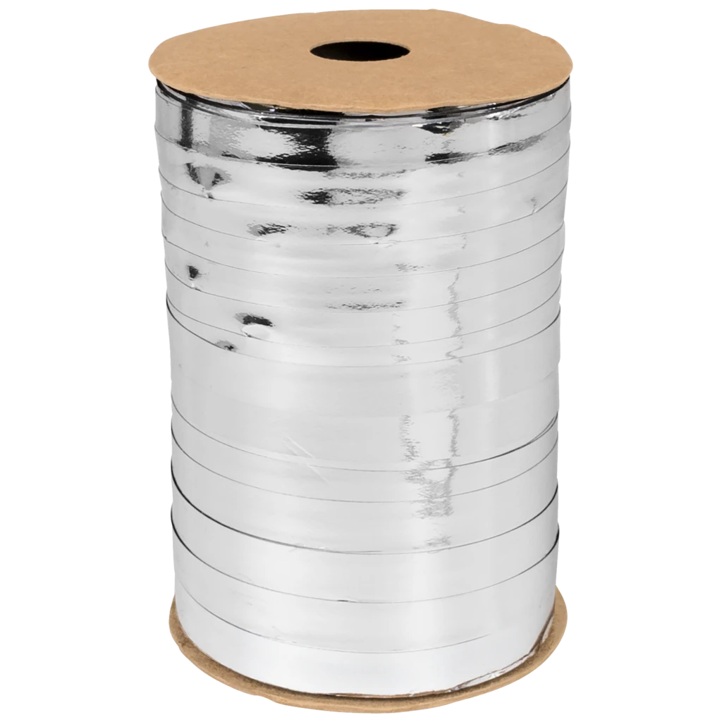 Geschenkband | Polypropylen, 10 mm × 250 m, silber