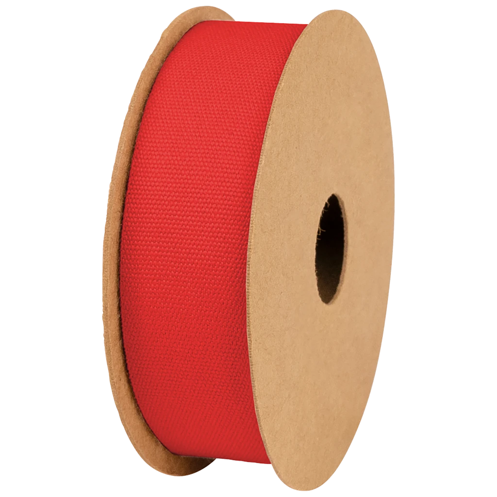 Geschenkband | Baumwolle, 16 mm × 3 m, rot