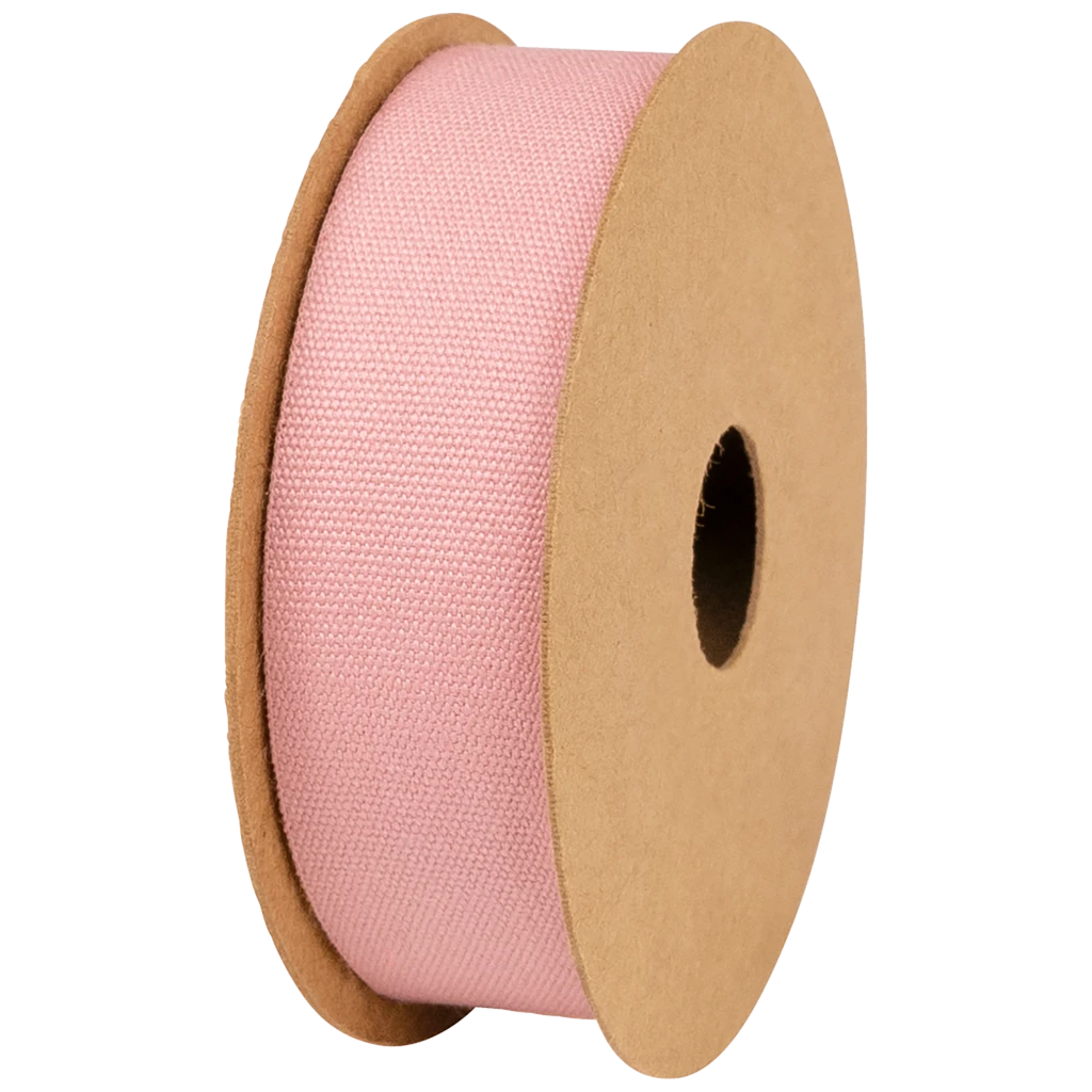 Geschenkband | Baumwolle, 16 mm × 3 m, altrosa