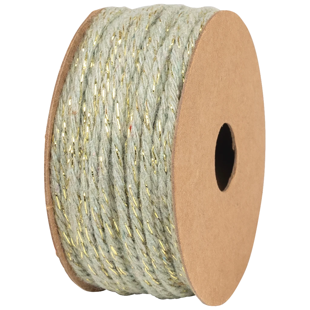 Geschenkband | Baumwolle, 2 mm × 10 m, hellgrün