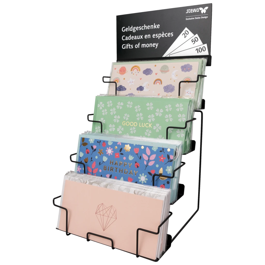 Thekendisplay | 235×475×255 mm, RAL 9005, schwarz